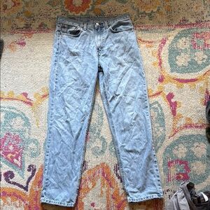 Men’s Levi’s 550 32 x 32 Light Blue Denim Jeans